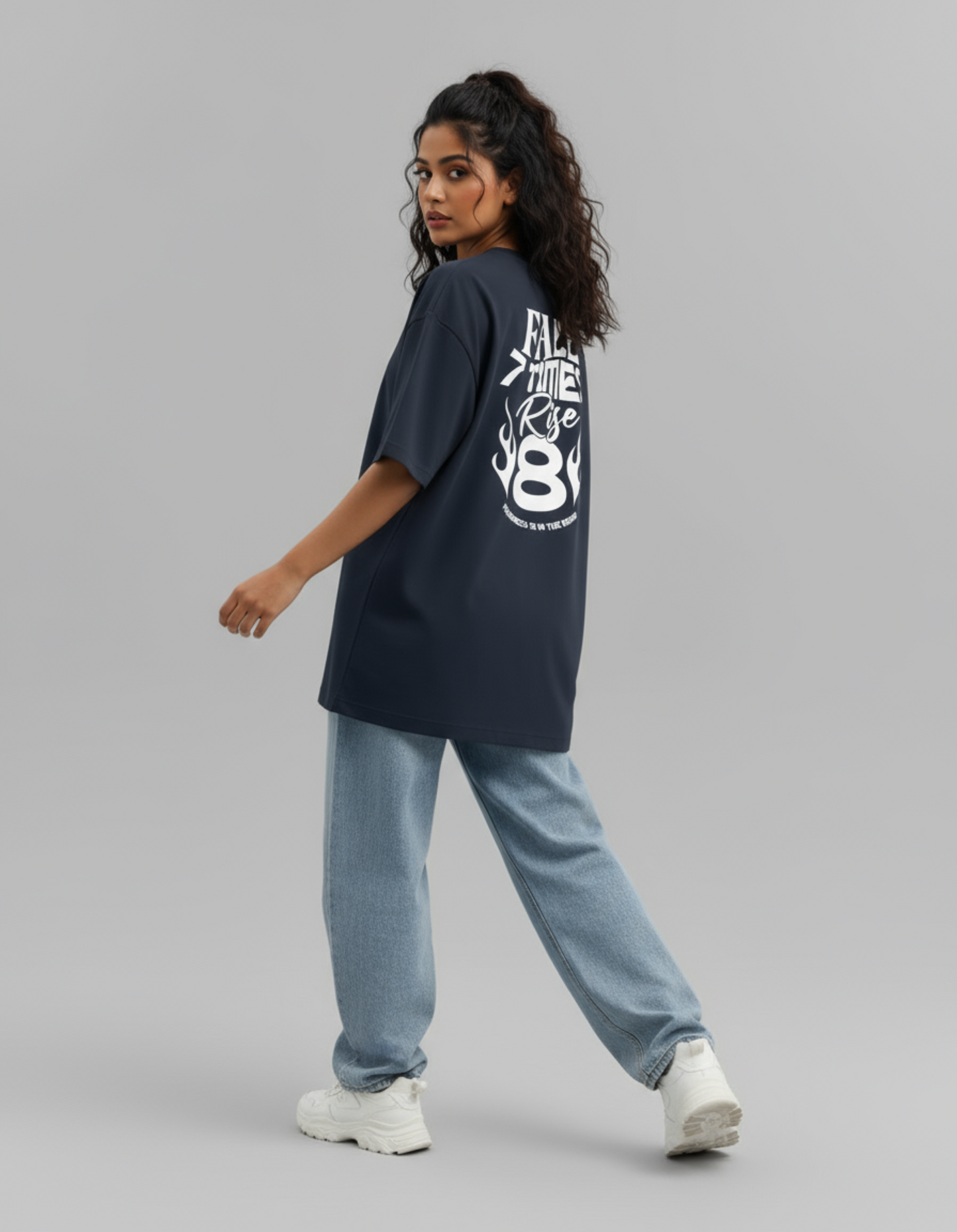 FEARLESS RISE OVERSIZED UNISEX T-SHIRT