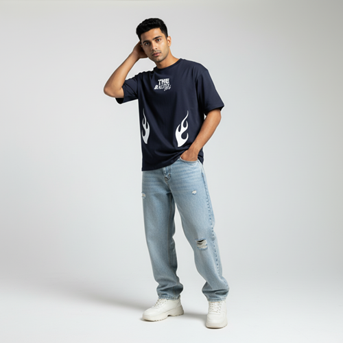 FEARLESS RISE OVERSIZED UNISEX T-SHIRT
