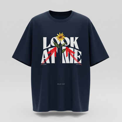 LOOK AT ME OVERSIZED UNISEX GRAPHIC T-SHIRT