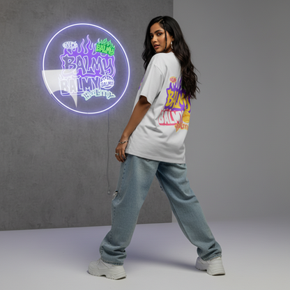 Balmy  Flames Unisex Oversized T-Shirt