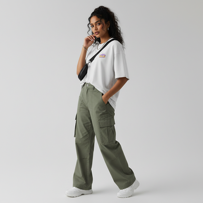 Balmy  Flames Unisex Oversized T-Shirt