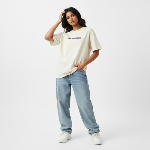 RISE HIGH OVERSIZED UNISEX GRAPHIC T-SHIRT