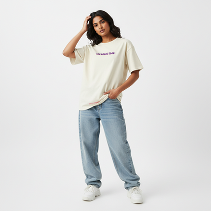 RISE HIGH OVERSIZED UNISEX GRAPHIC T-SHIRT