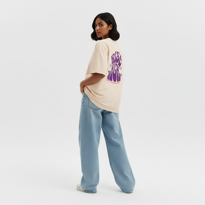 RISE HIGH OVERSIZED UNISEX GRAPHIC T-SHIRT