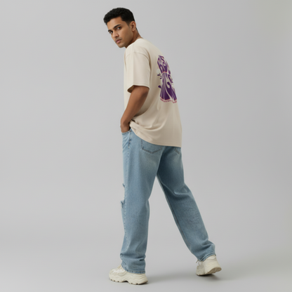 RISE HIGH OVERSIZED UNISEX GRAPHIC T-SHIRT