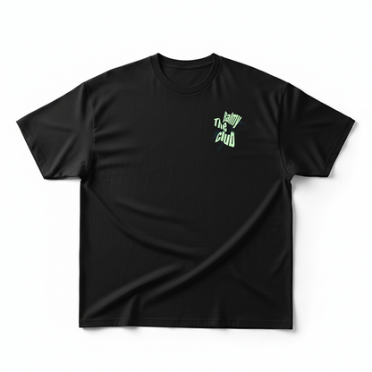 THIS IS FINE OVERSIZED UNISEX TYPOGRAPHY T-SHIRT